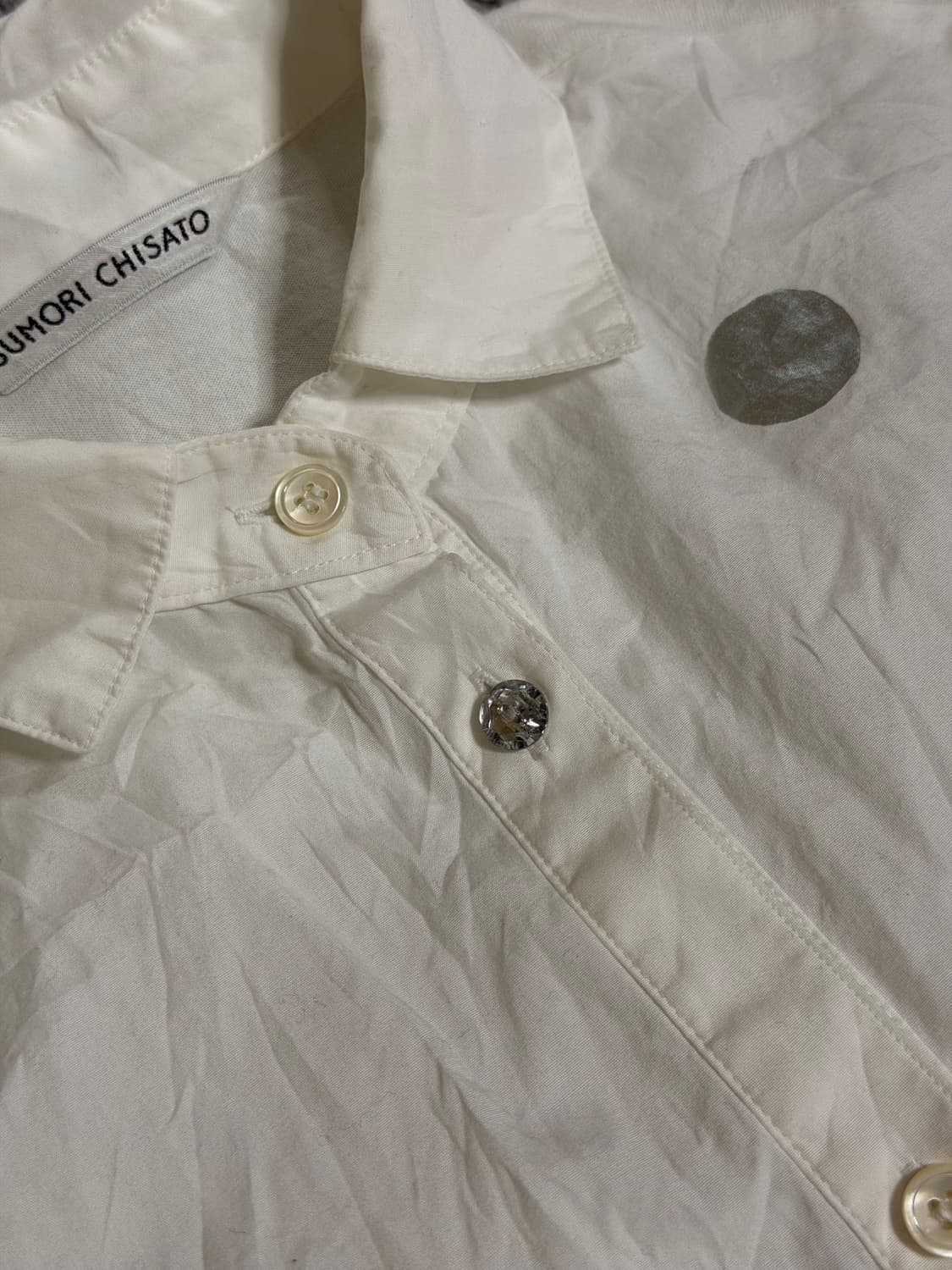 츠모리 치사토 도트 블라우스 셔츠 상품이미지6