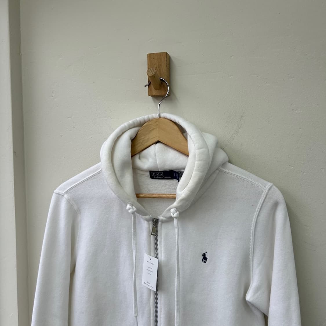 16522 - 폴로 랄프로렌 화이트 후드 집업 상품이미지1