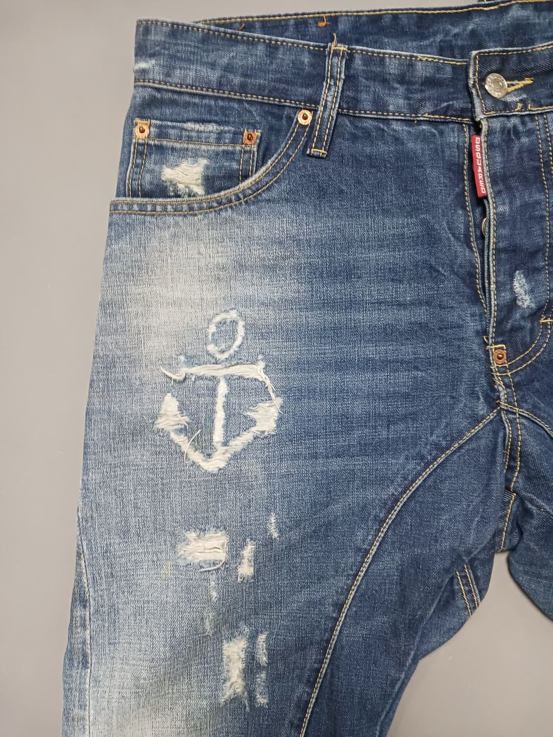 [34] 디스퀘어드2 마린디스 바이커진 청바지 상품이미지2