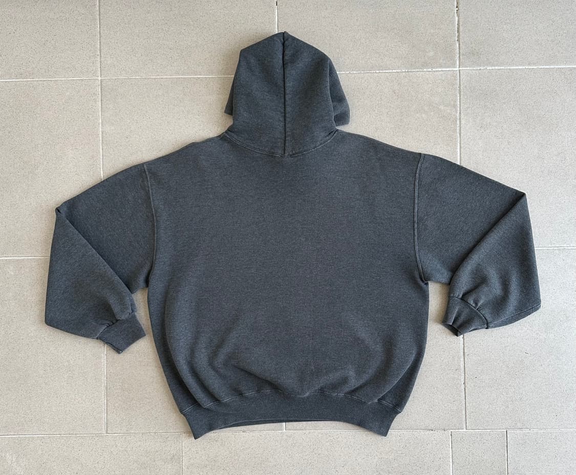 90s 빈티지 러셀 후드 다크그레이 XL USA 상품이미지2