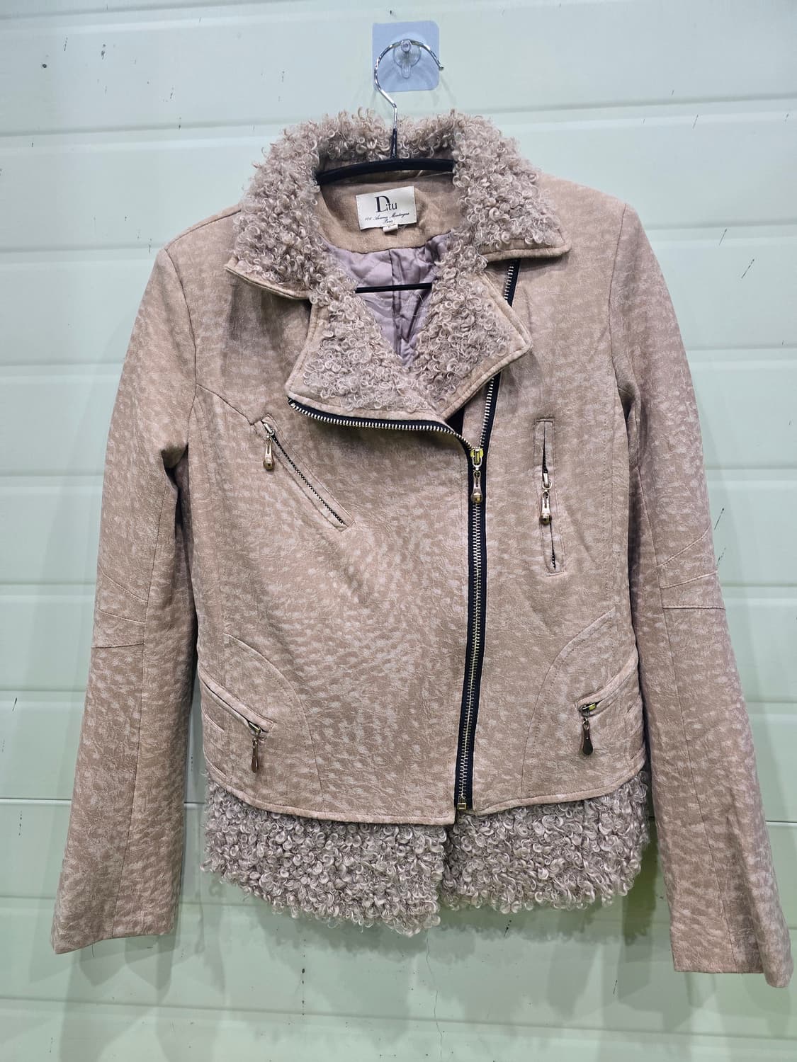 DIU 퍼 자켓 라이더 스타일 상품이미지6