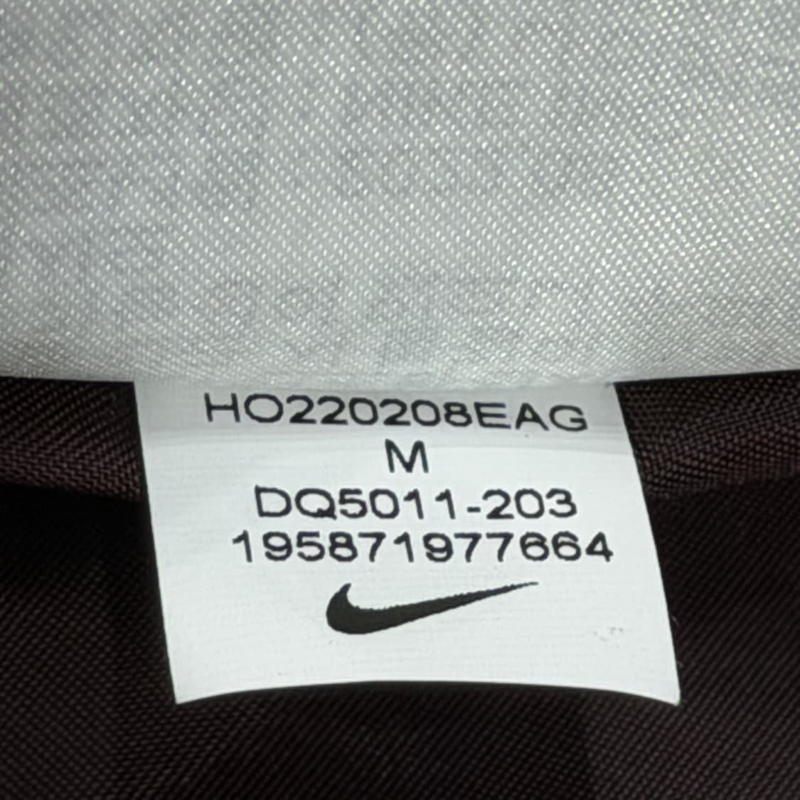 나이키 NSW 어센틱 바시티 야구점퍼 자켓 브라운 바살트 M 상품이미지10