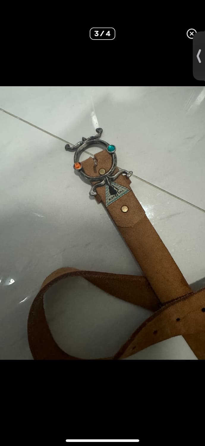 캐피탈 넵튠 젬스톤 스웨이드 벨트 상품이미지3