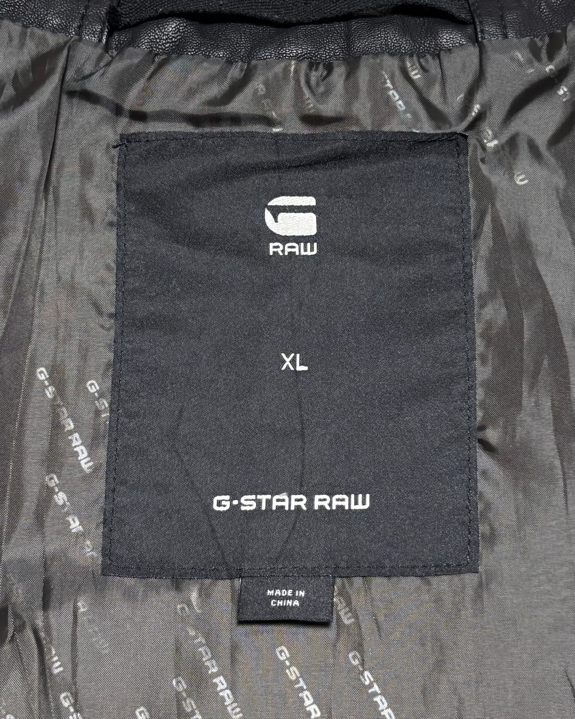 (XL) 지스타로우 코티드 퀼팅 자켓 (레더 이펙트) 상품이미지6