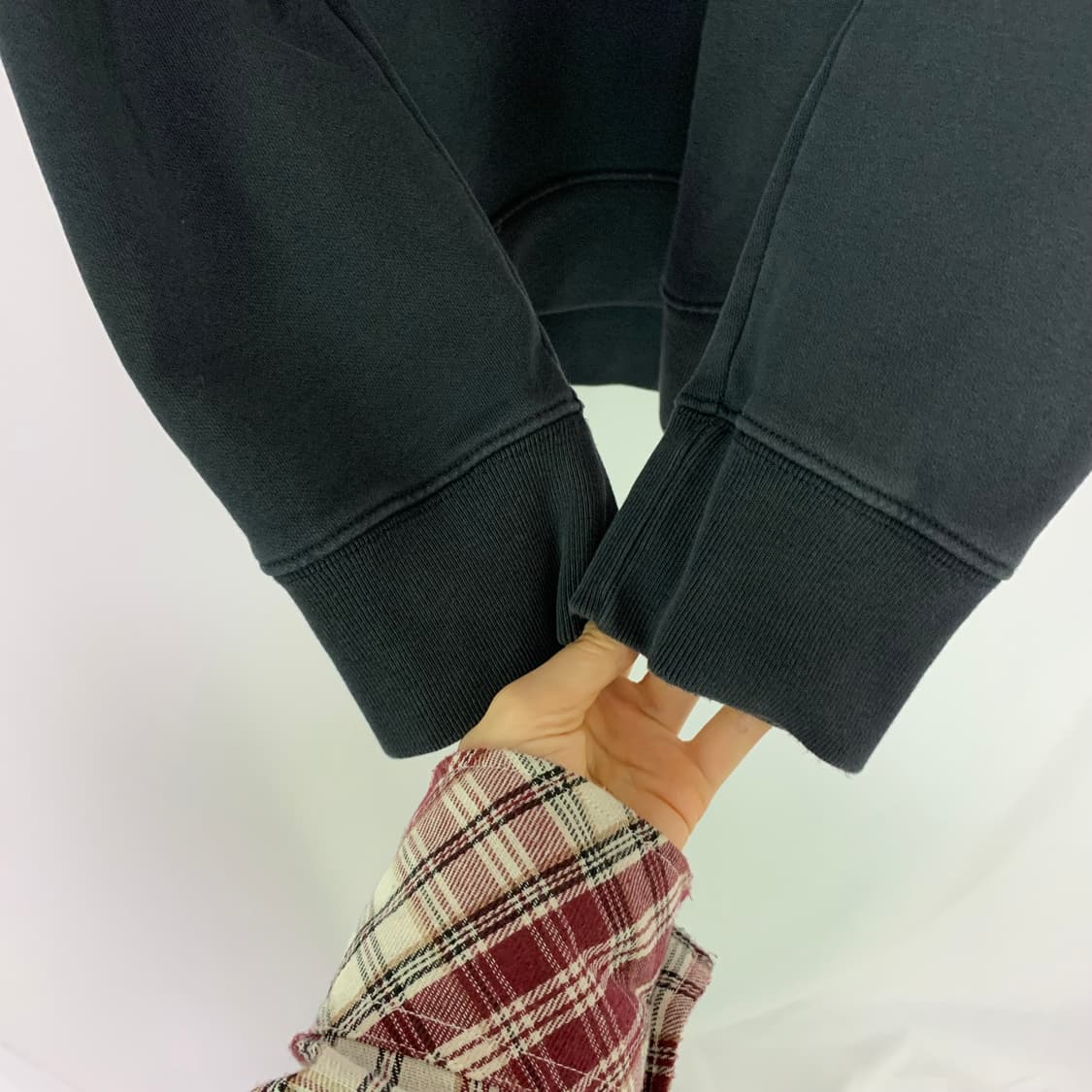 메종키츠네 더블 폭스 블랙 맨투맨 L 남녀공용 빈티지 상품이미지7