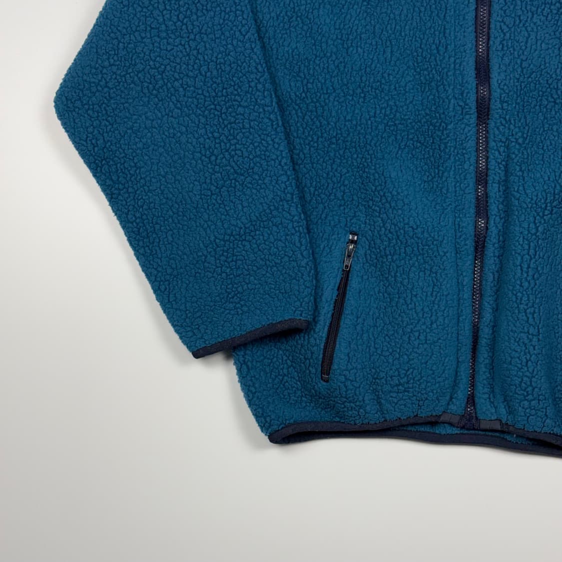 (103) 80s 엘엘빈 헤비 플리스 자켓 블루그린 상품이미지4