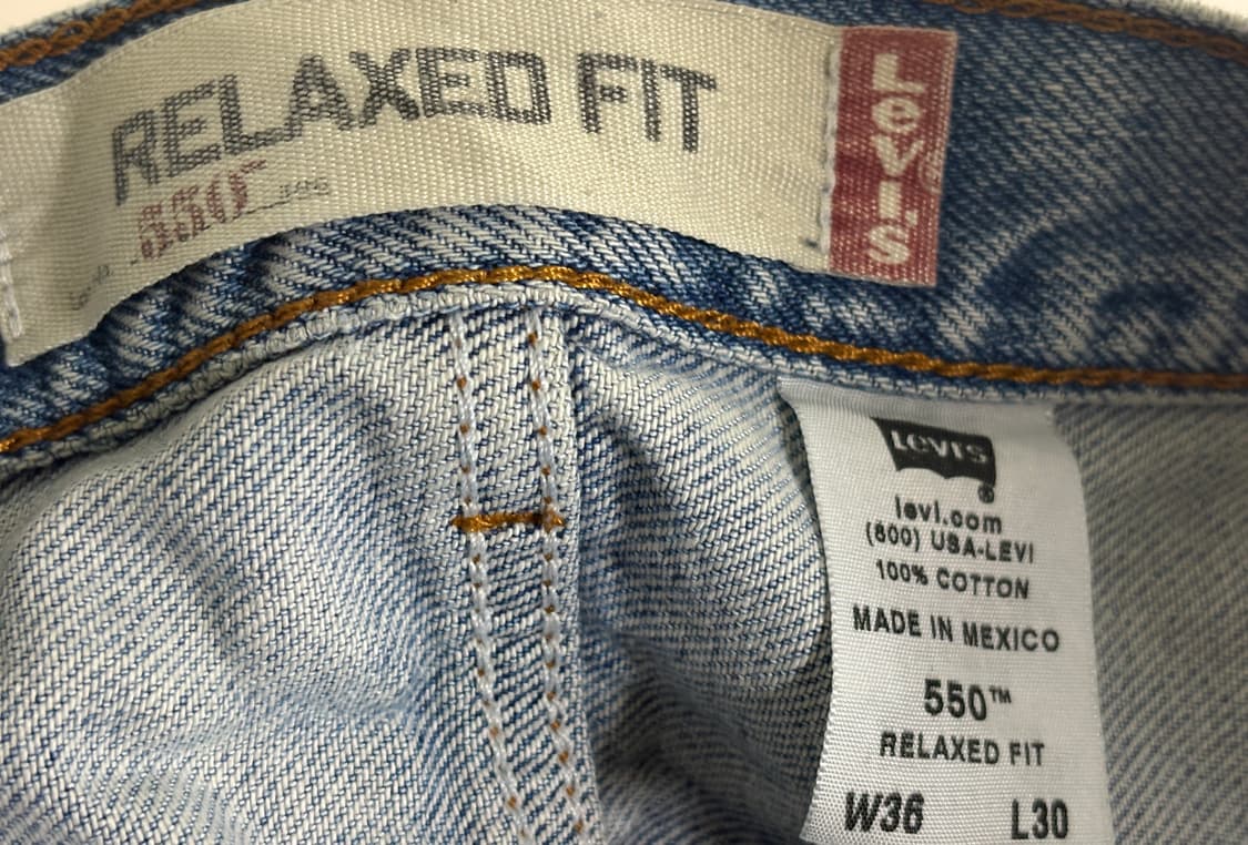 [36X30] 리바이스550 빈티지 릴렉스핏 상품이미지5
