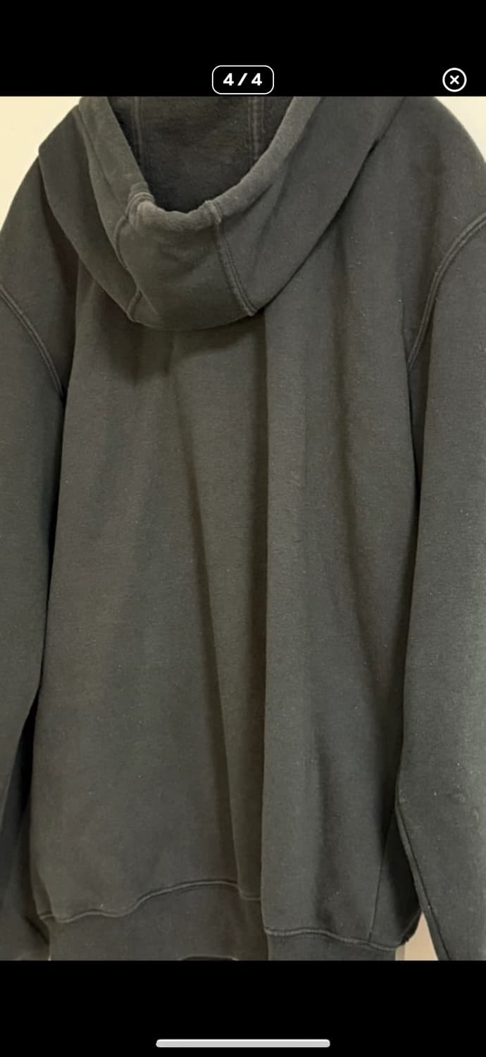 칼하트 후드집업 블랙s 상품이미지5