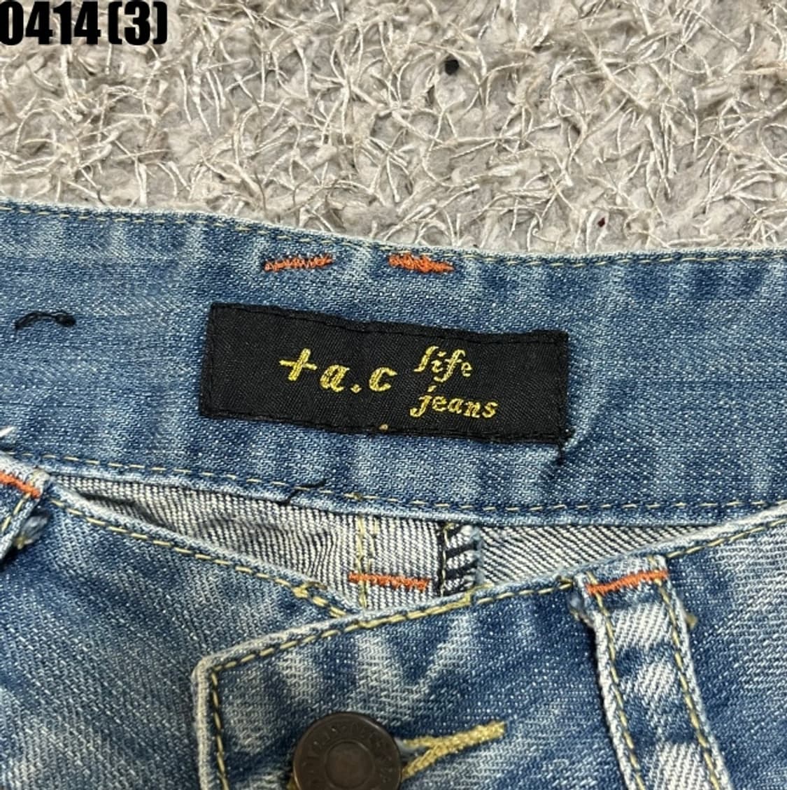 빈티지 데님 반바지 상품이미지2