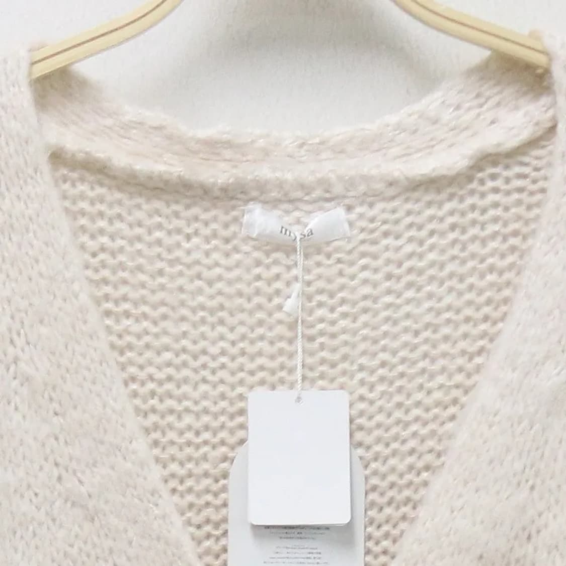 [미사용품] MYSA  롱 니트 가디건 61209 상품이미지5