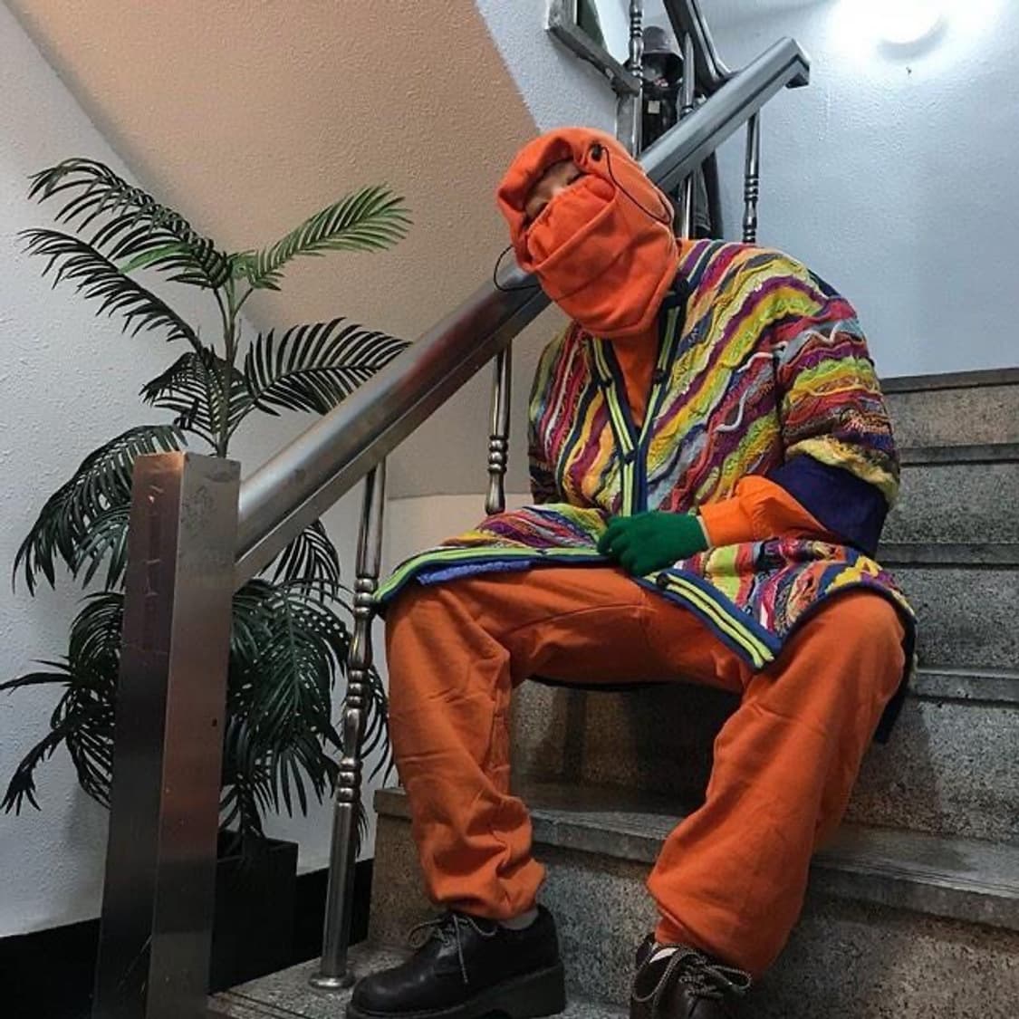 90's 쿠지 리워크 롱 가디건 (2XL) 상품이미지2