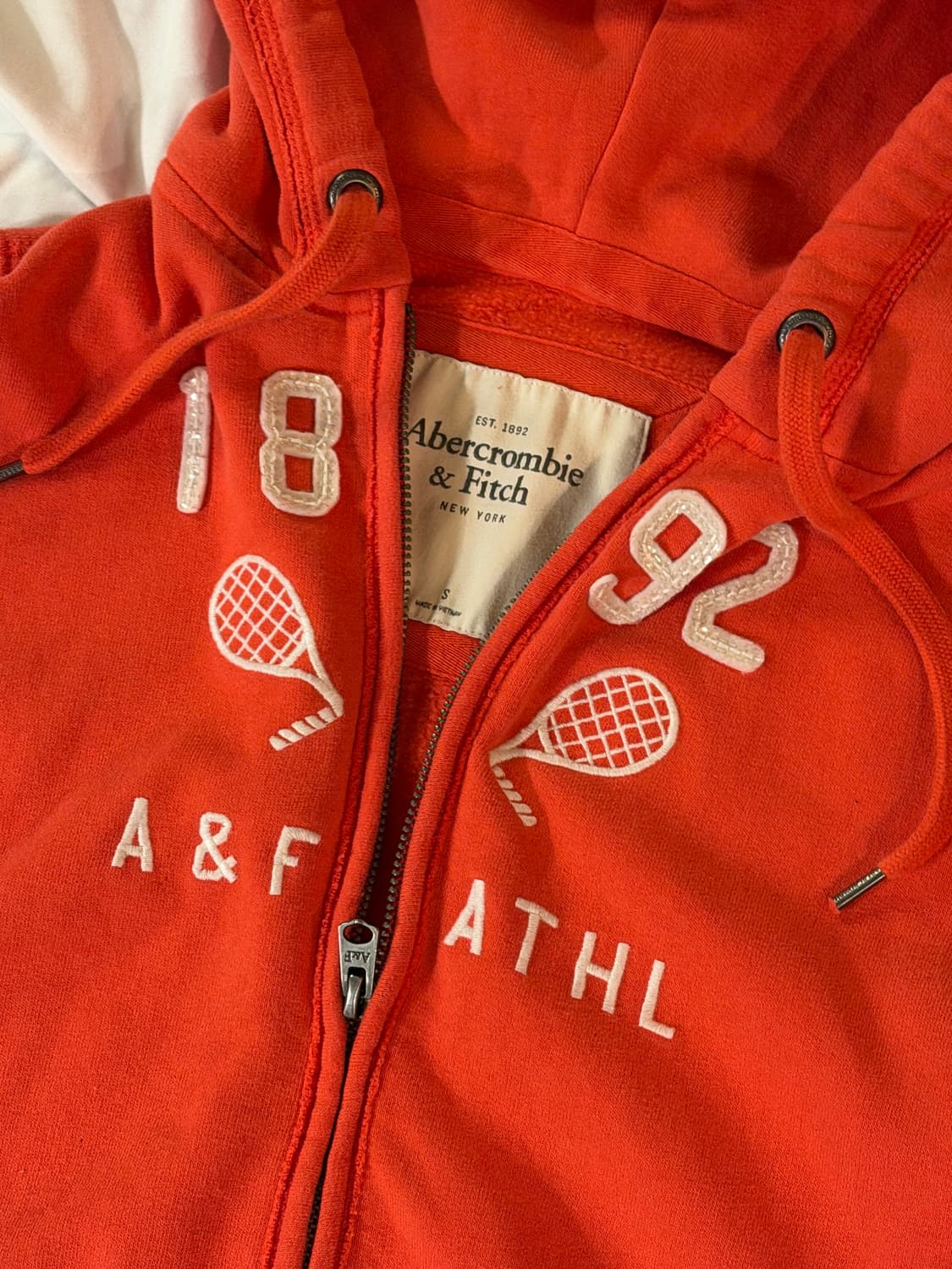 아베크롬비 1892 로고 글리터 후드집업 상품이미지1