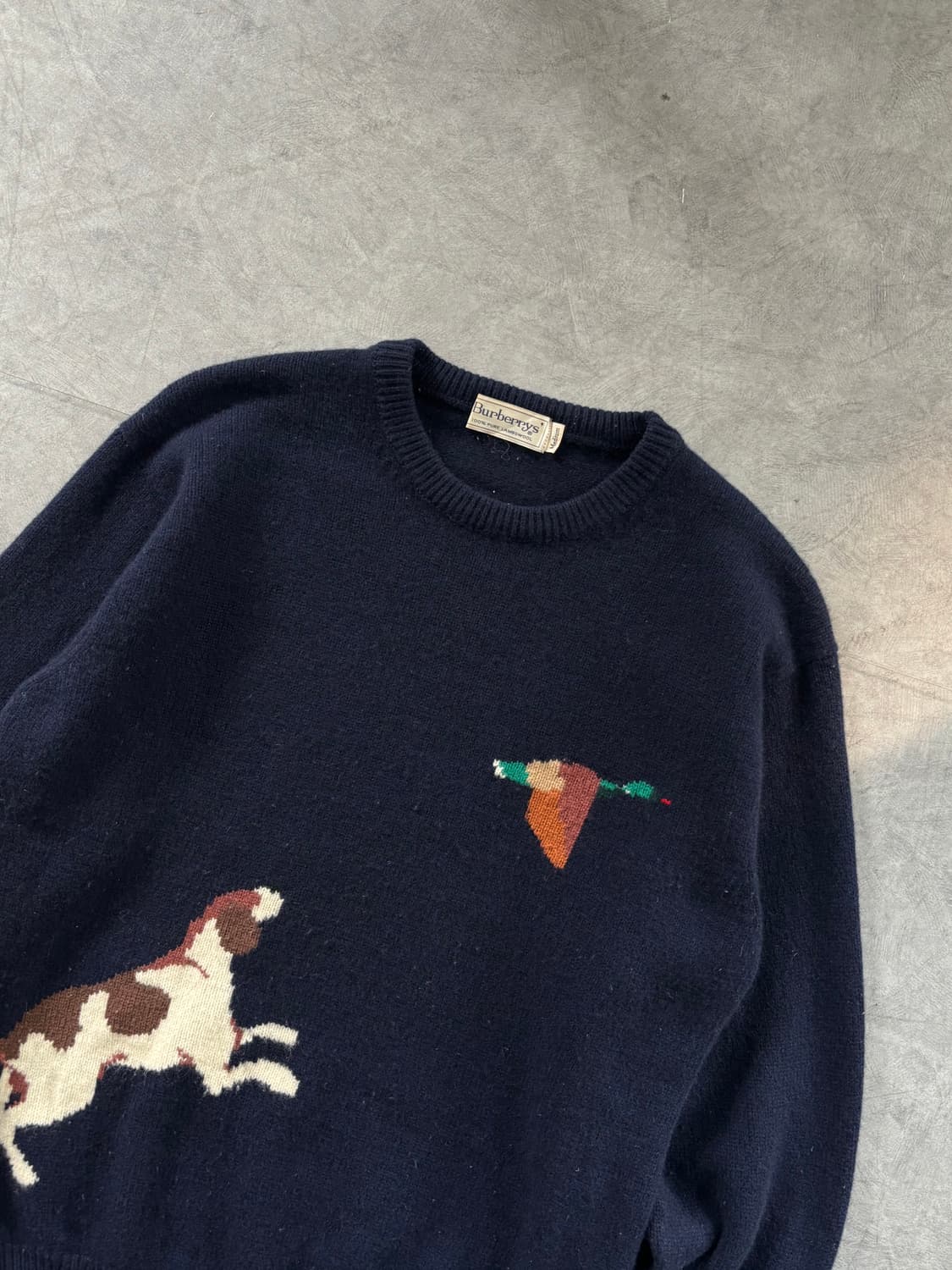 Burberry 버버리 90s 도그 프린팅 니트 상품이미지2