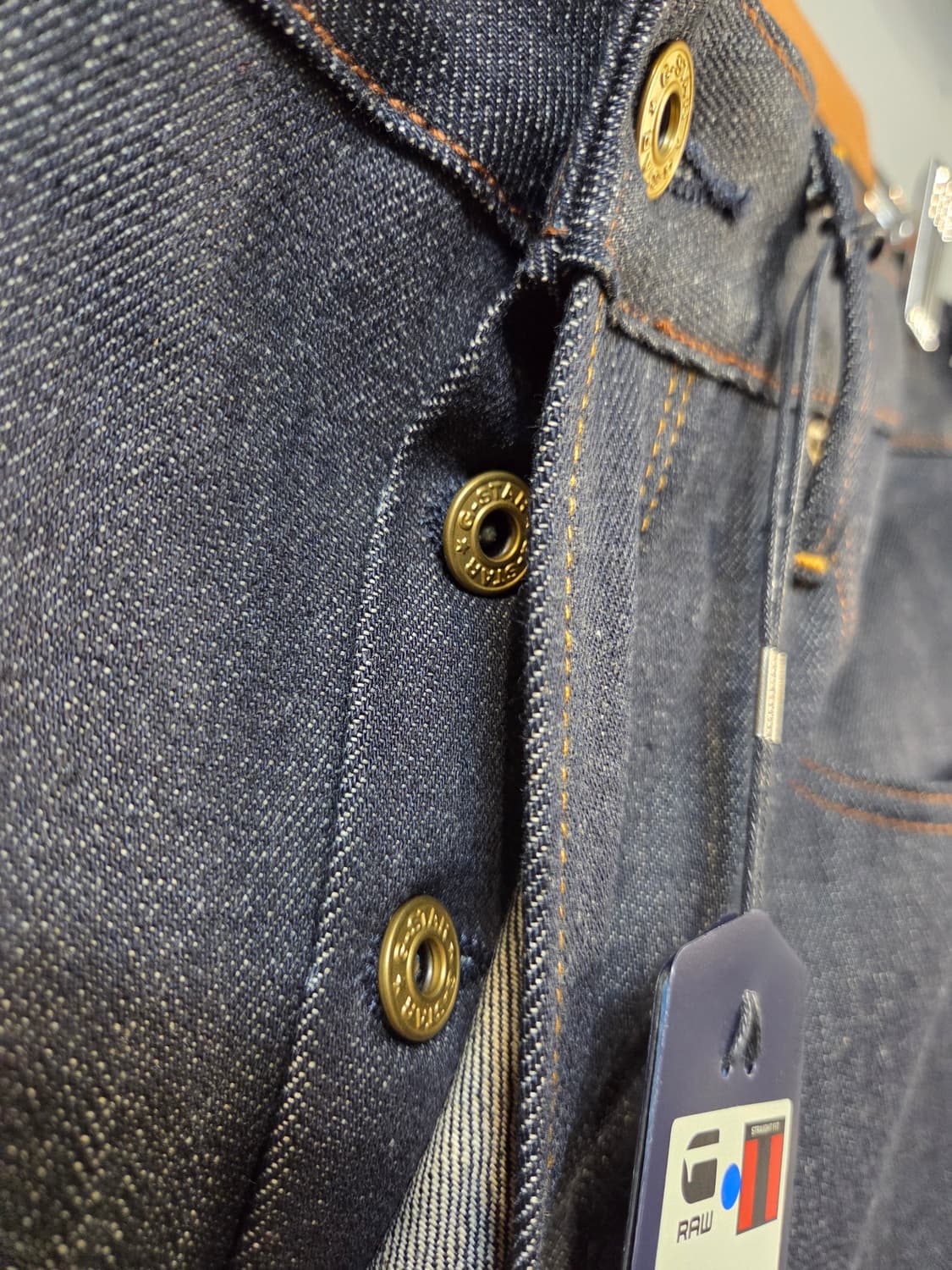 G-Star RAW 다크 데님 롤업 청바지(W33/L34) 상품이미지3