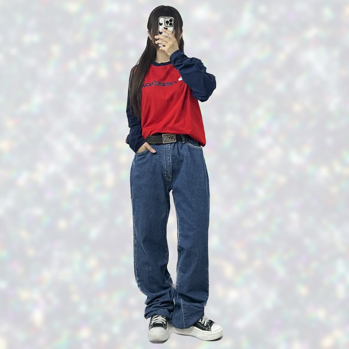 에드윈 와이드 데님팬츠 상품이미지1