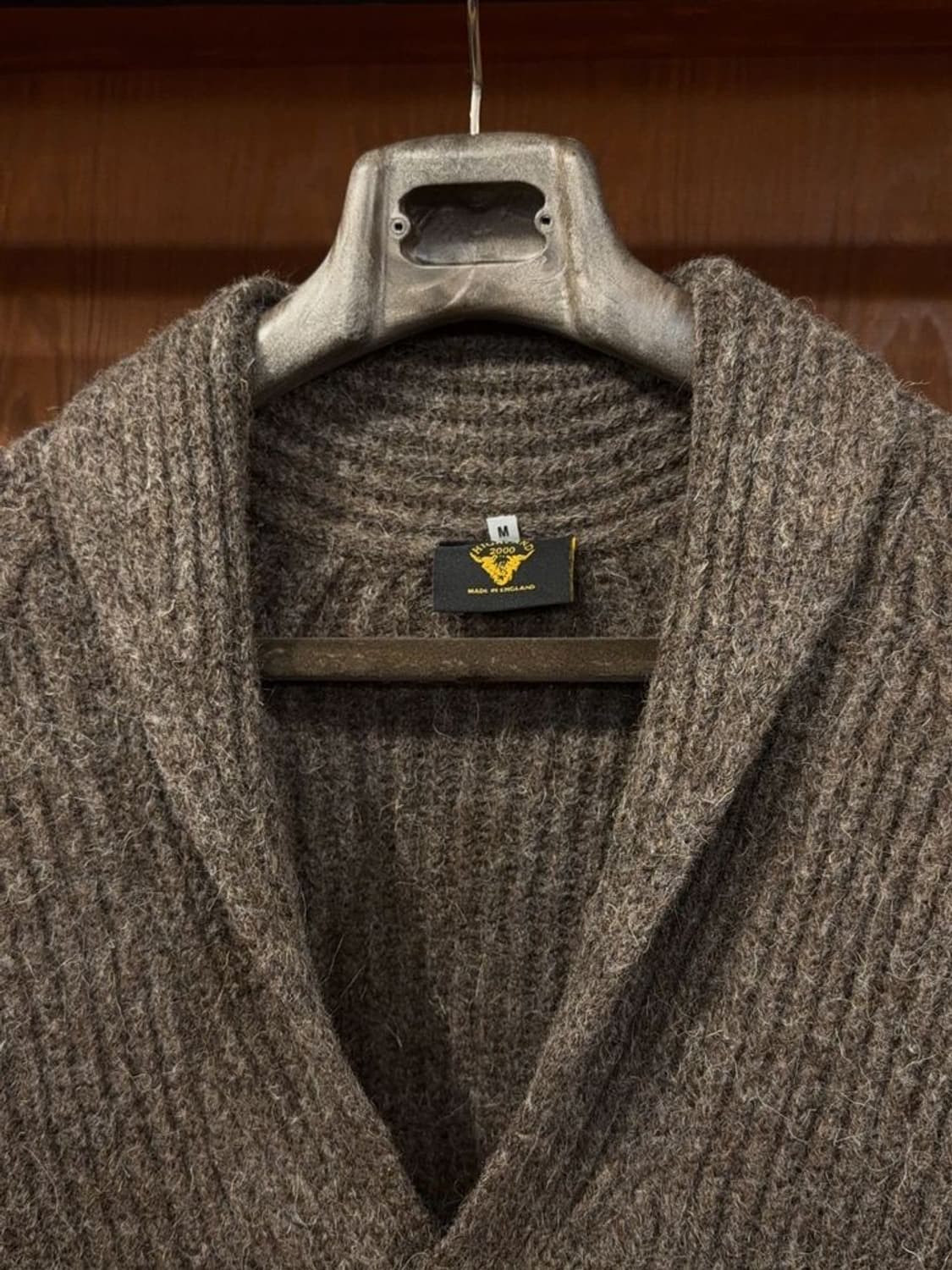  하이랜드2000 숄카라 가디건 상품이미지3