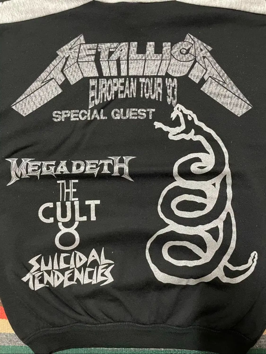 메탈리카 90s 스웻 밴드티 상품이미지4