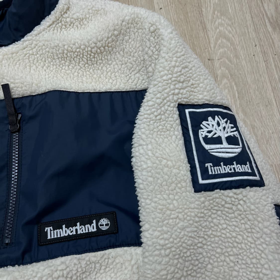 팀버랜드 남성 로고 양털 뽀글이 후리스 자켓 L/100  상품이미지3