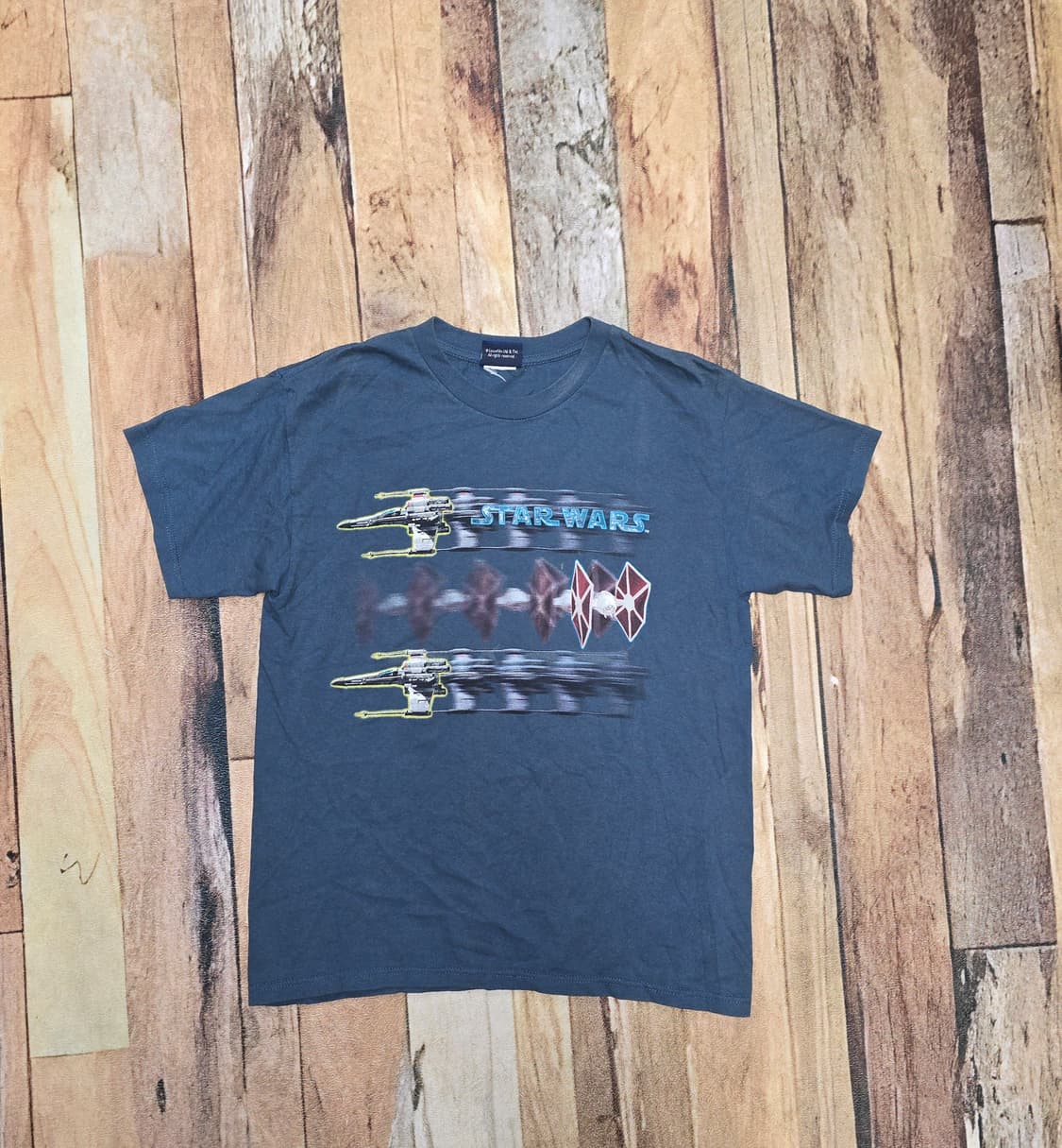 Vintage 90s 스타워즈 엑스윙 타이파이터 티셔츠 상품이미지1