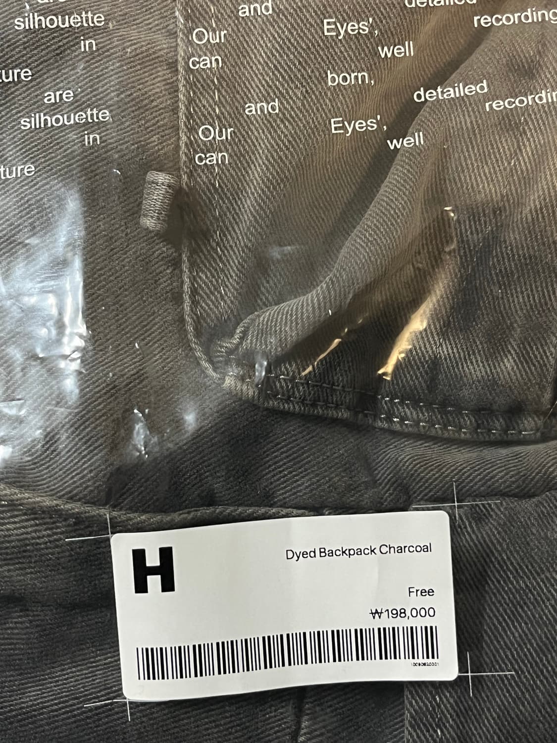 해칭룸 다이드 백팩 챠콜 상품이미지2