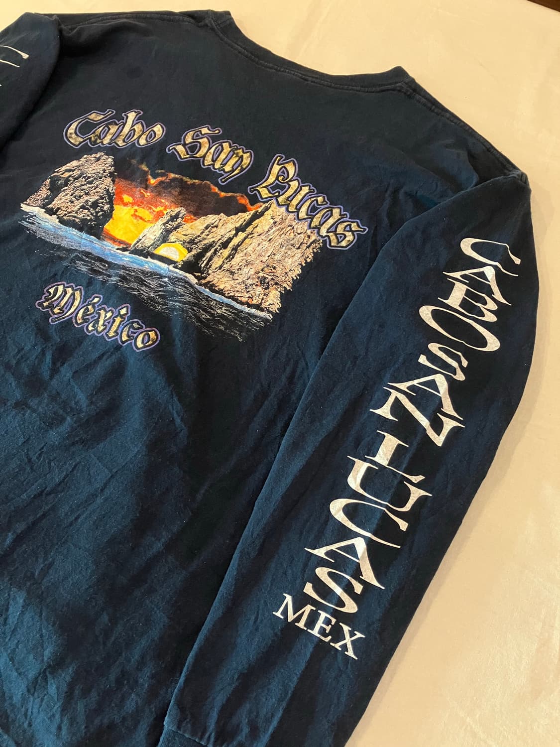 카보 산 루카스 빈티지 프린팅 롱슬리브 긴팔티 상품이미지2