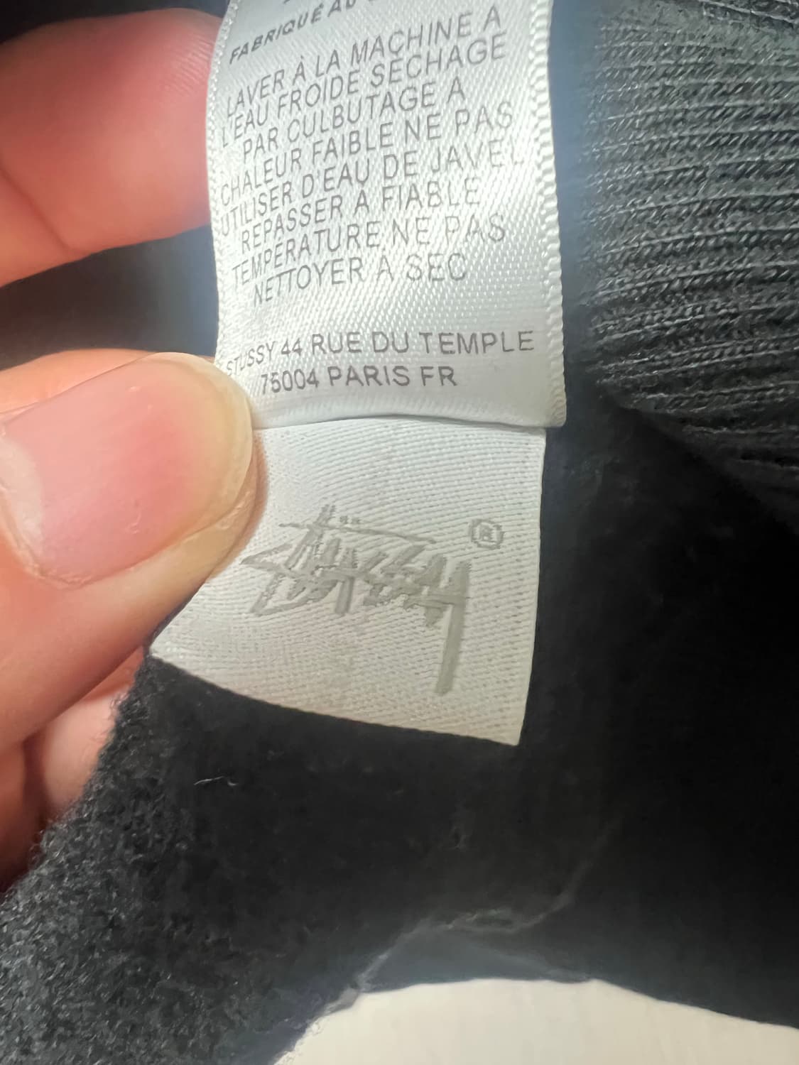 스투시/월드투어 블랙 후드티/L 상품이미지8