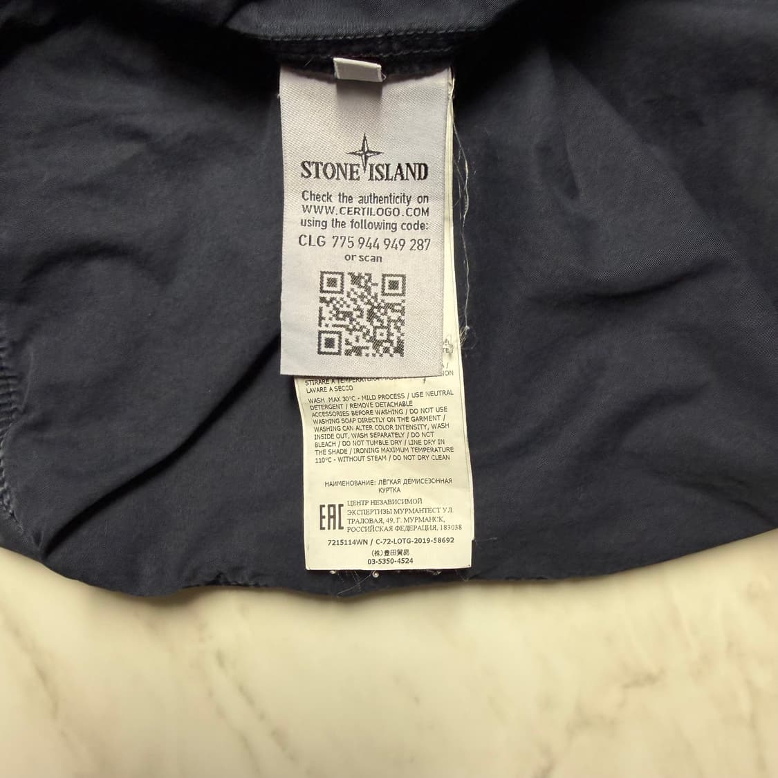 [20ss] 스톤 아일랜드 올드 이펙트 오버셔츠_네이비 블루 상품이미지4