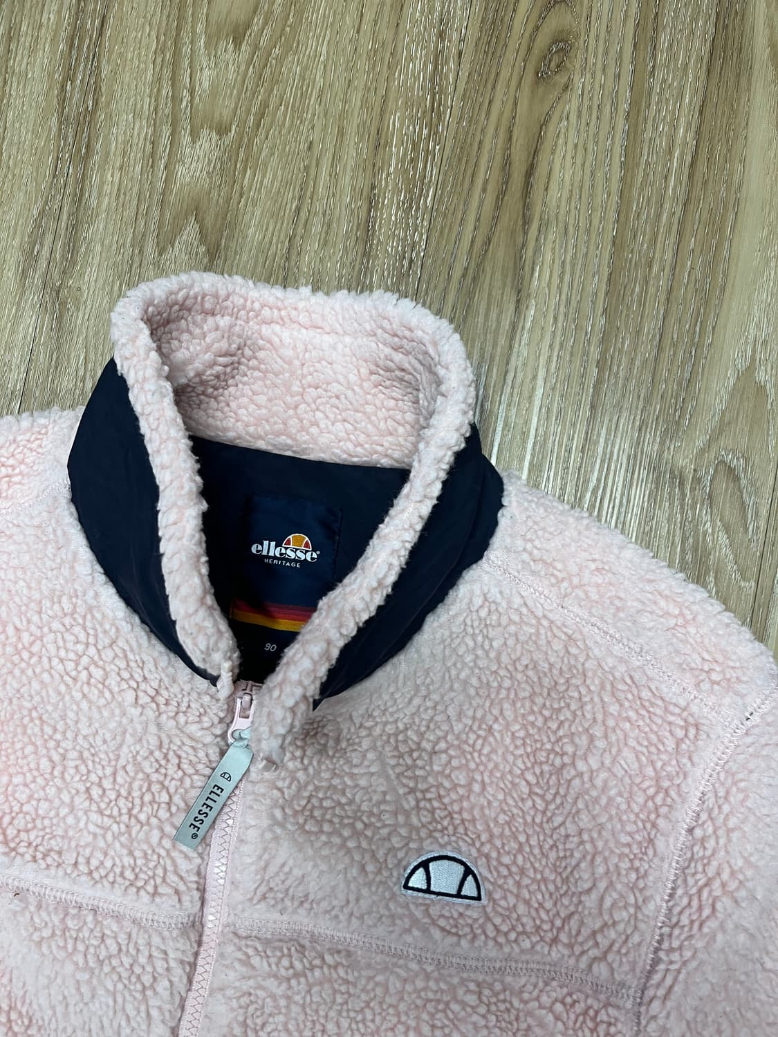 엘레쎄 핑크 후리스 자켓 상품이미지3