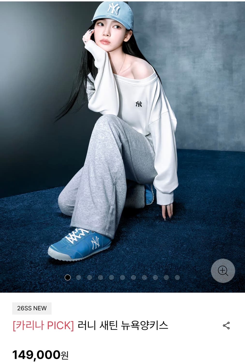 MLB 러니 새틴 뉴욕양키스 운동화 (새상품) 상품이미지2