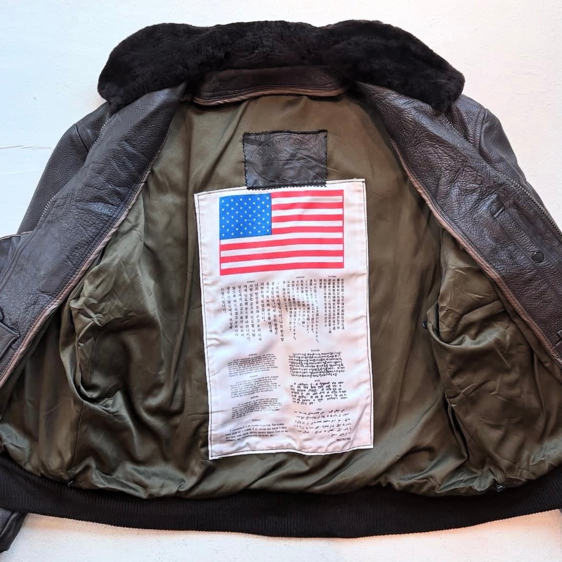 50's VINTAGE U.S.NAVY G-1 플라잉 자켓 상품이미지5