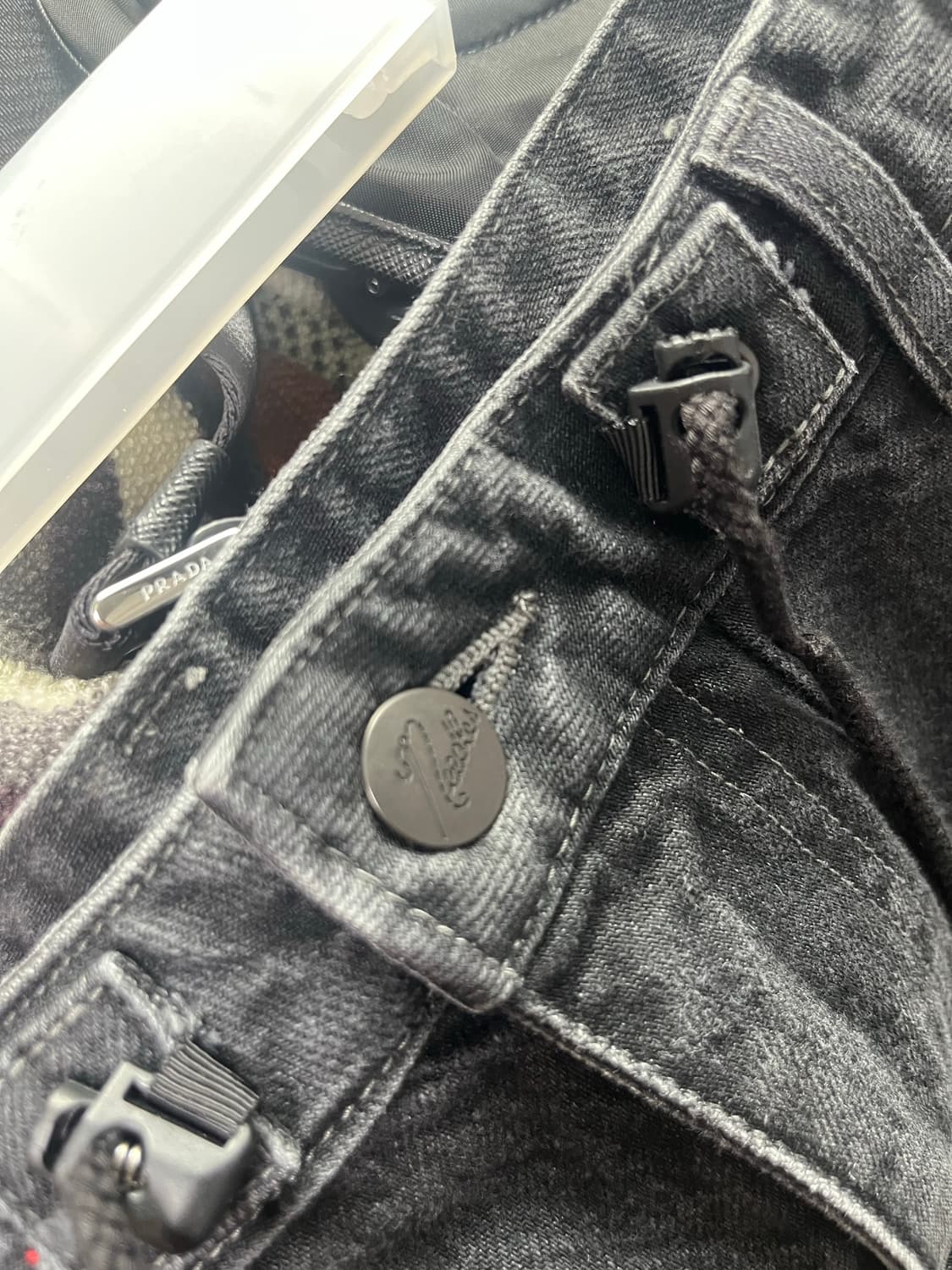 Needles x studious 콜라보 HD벌룬핏 데님 팬츠 상품이미지3