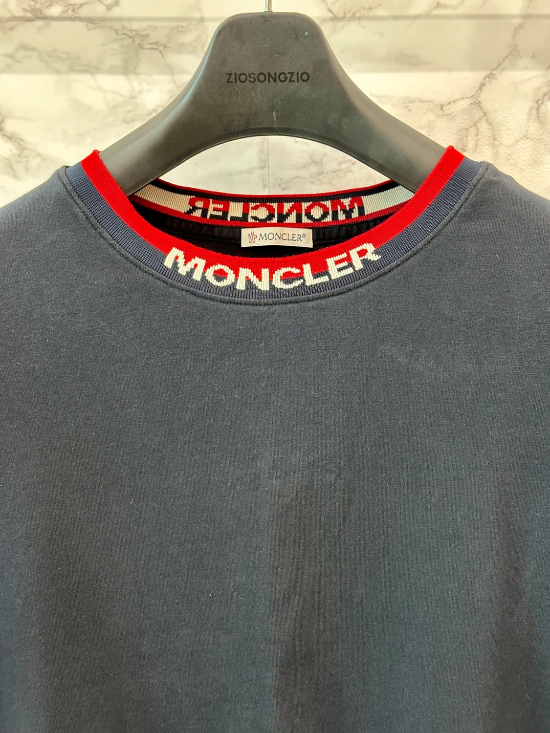 몽클레어 로고 밴딩 반팔 2XL 상품이미지2