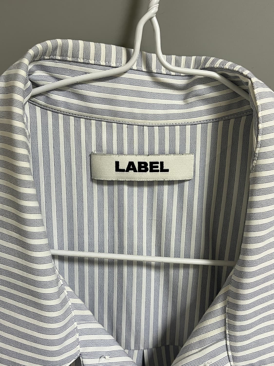 라벨 아카이브 스트라이프 긴팔 셔츠 상품이미지3