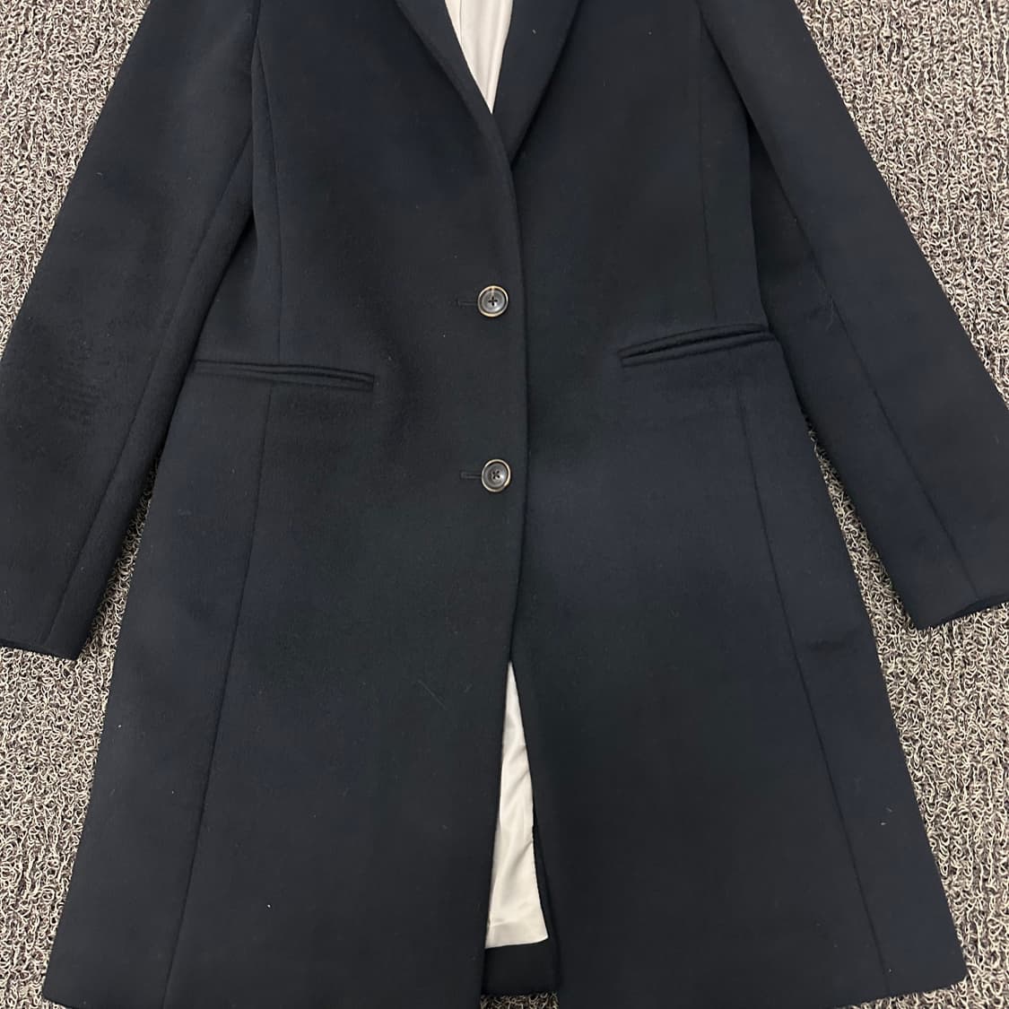 빈폴 여성 캐시미어 울 롱코트 블랙 90사이즈 상품이미지4