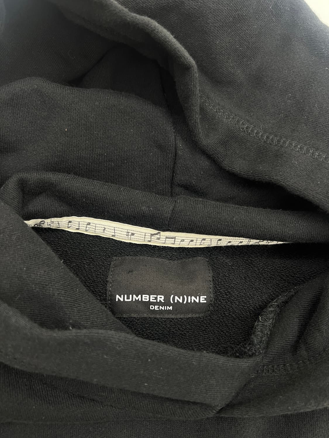 넘버나인 자수 루즈핏 후드티 상품이미지6