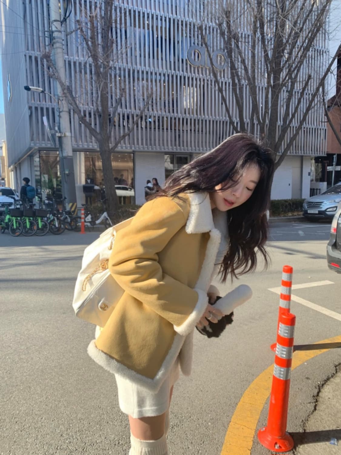 시예 리아 무스탕 (무스탕 모자 무료증정) 상품이미지1