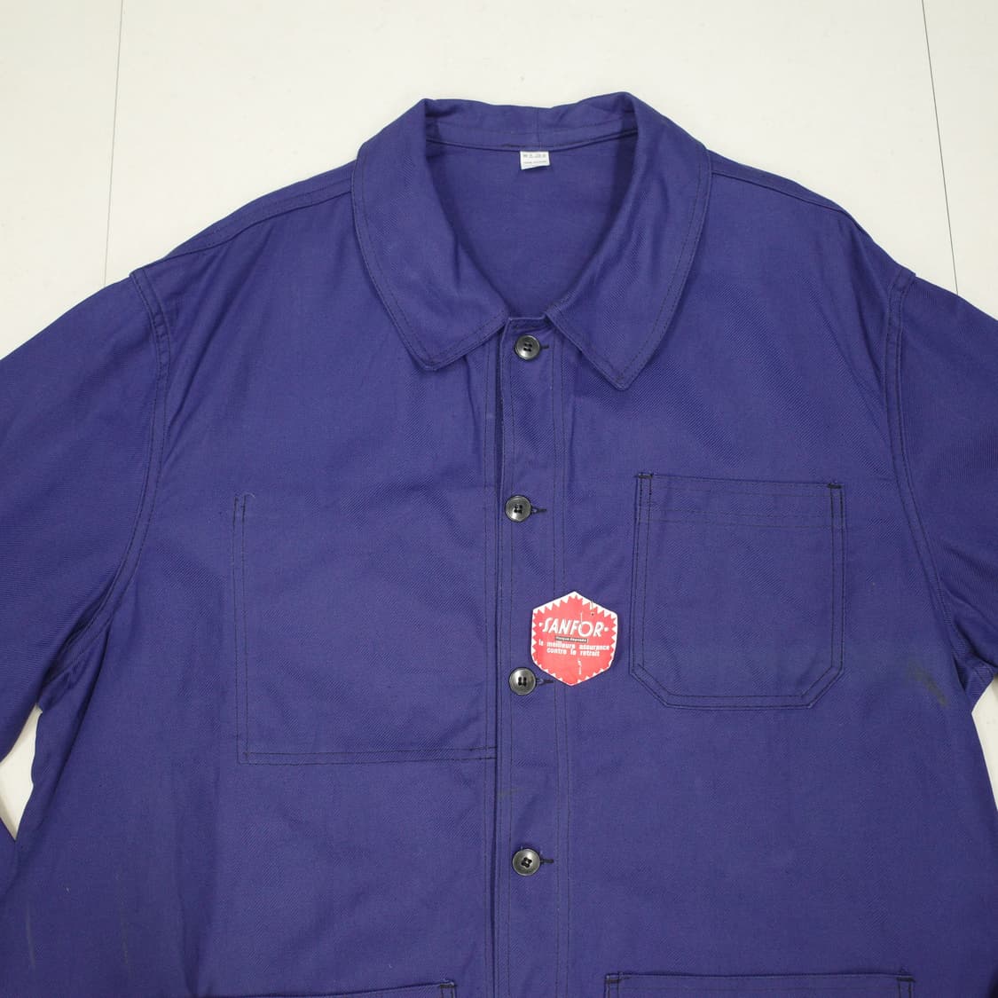 70s 프렌치 클럽 카라 초어 워크 자켓 데드스탁 110 상품이미지2