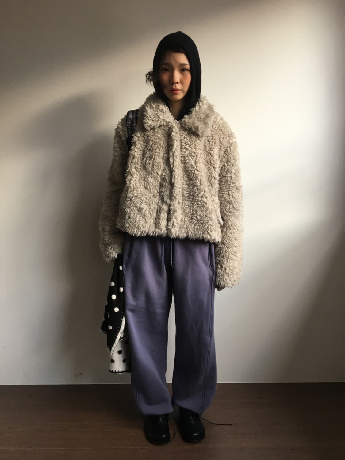 더기 퍼재킷 그레이 상품이미지2