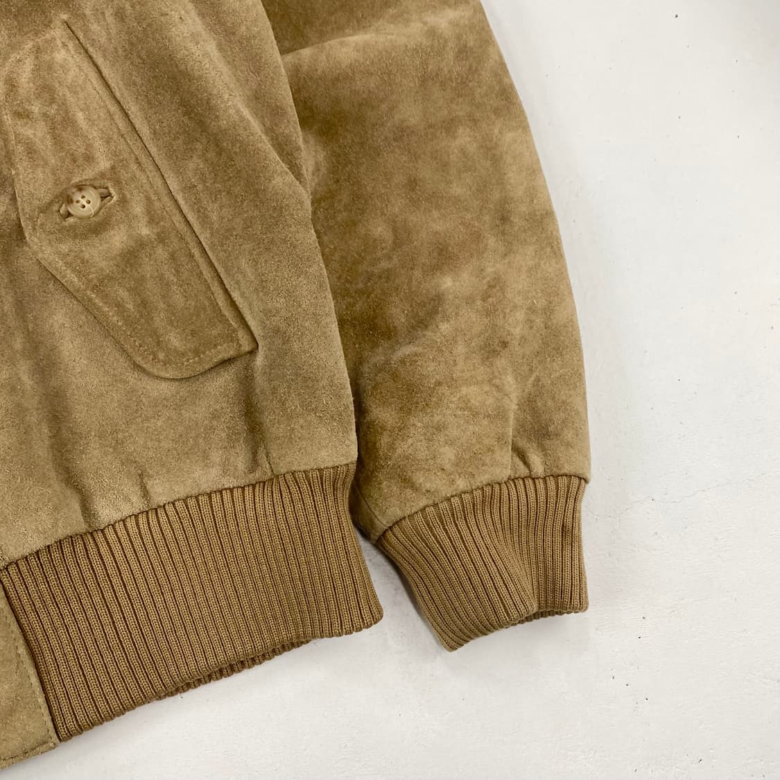 90s 폴로 스웨이드 헤링턴 자켓 (98) 상품이미지4