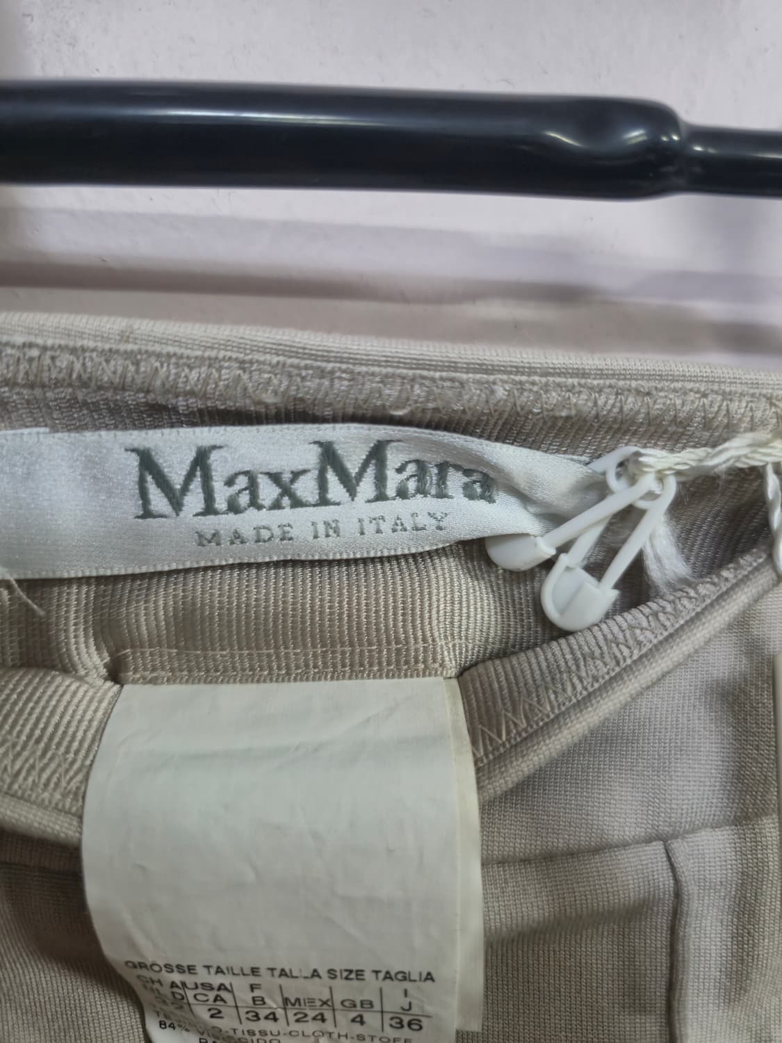 막스마라 아이보리 여성 슬랙스 바지 새상품 상품이미지4