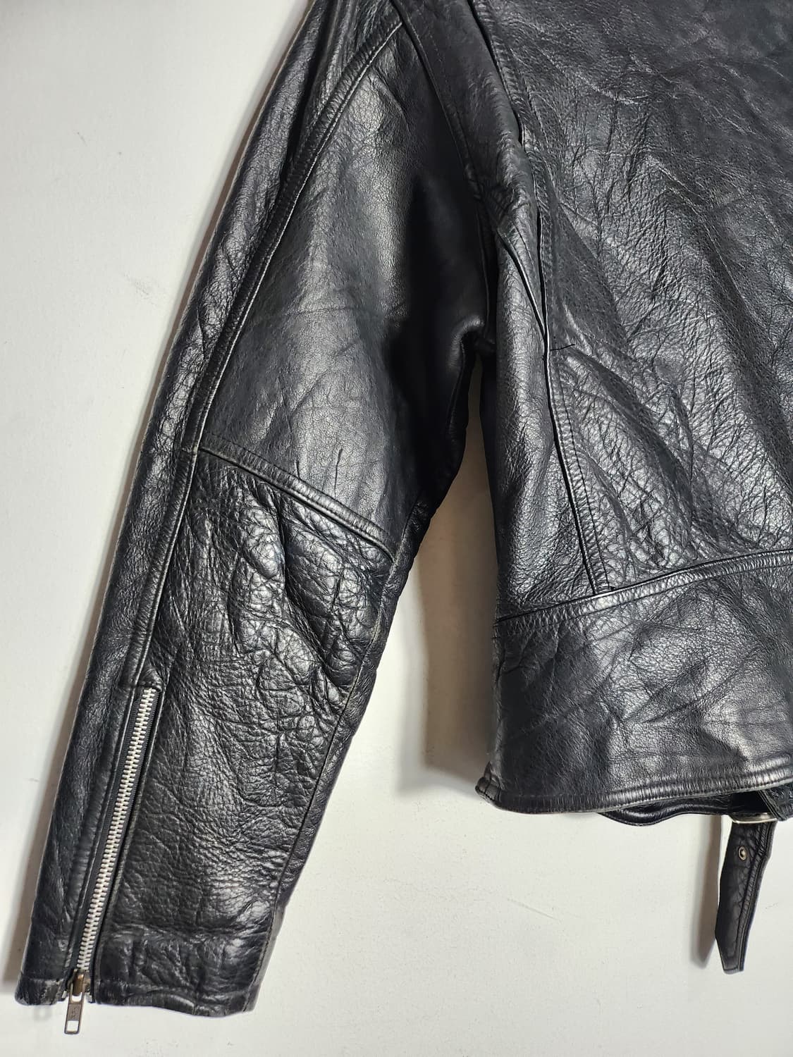 Lold Anthony 더블 라이더 가죽 자켓 상품이미지7