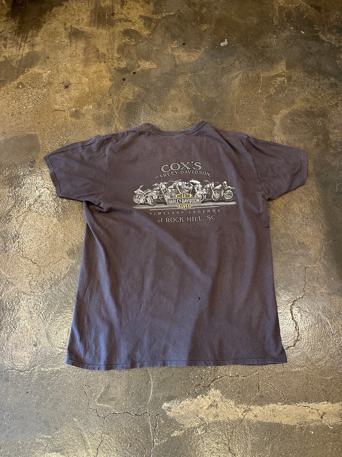 Harley Davidson 할리데이비슨 데미지드 포켓 반팔티 XL 상품이미지2
