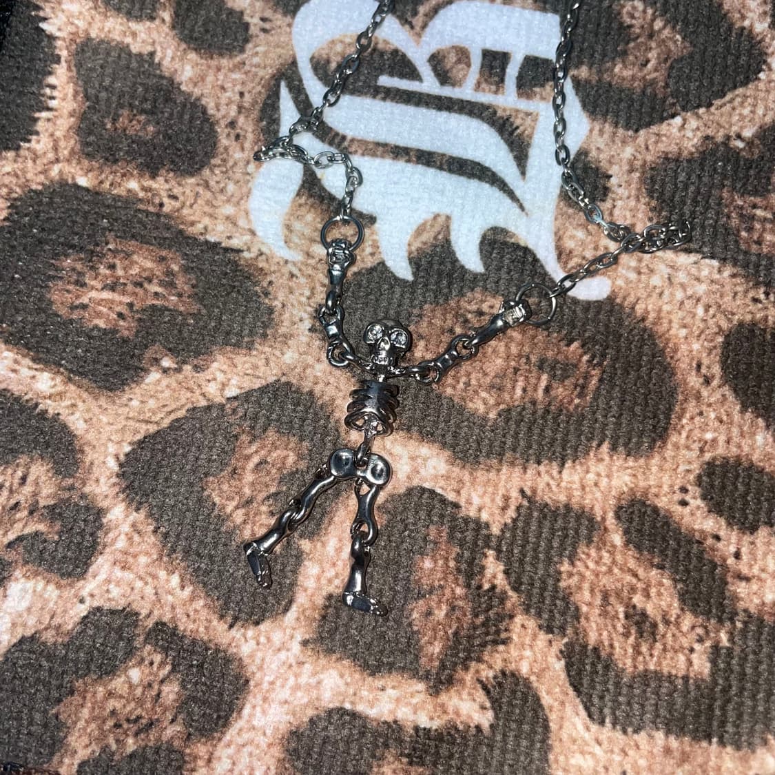 해골 스컬 y2k 빈티지 목걸이 상품이미지1