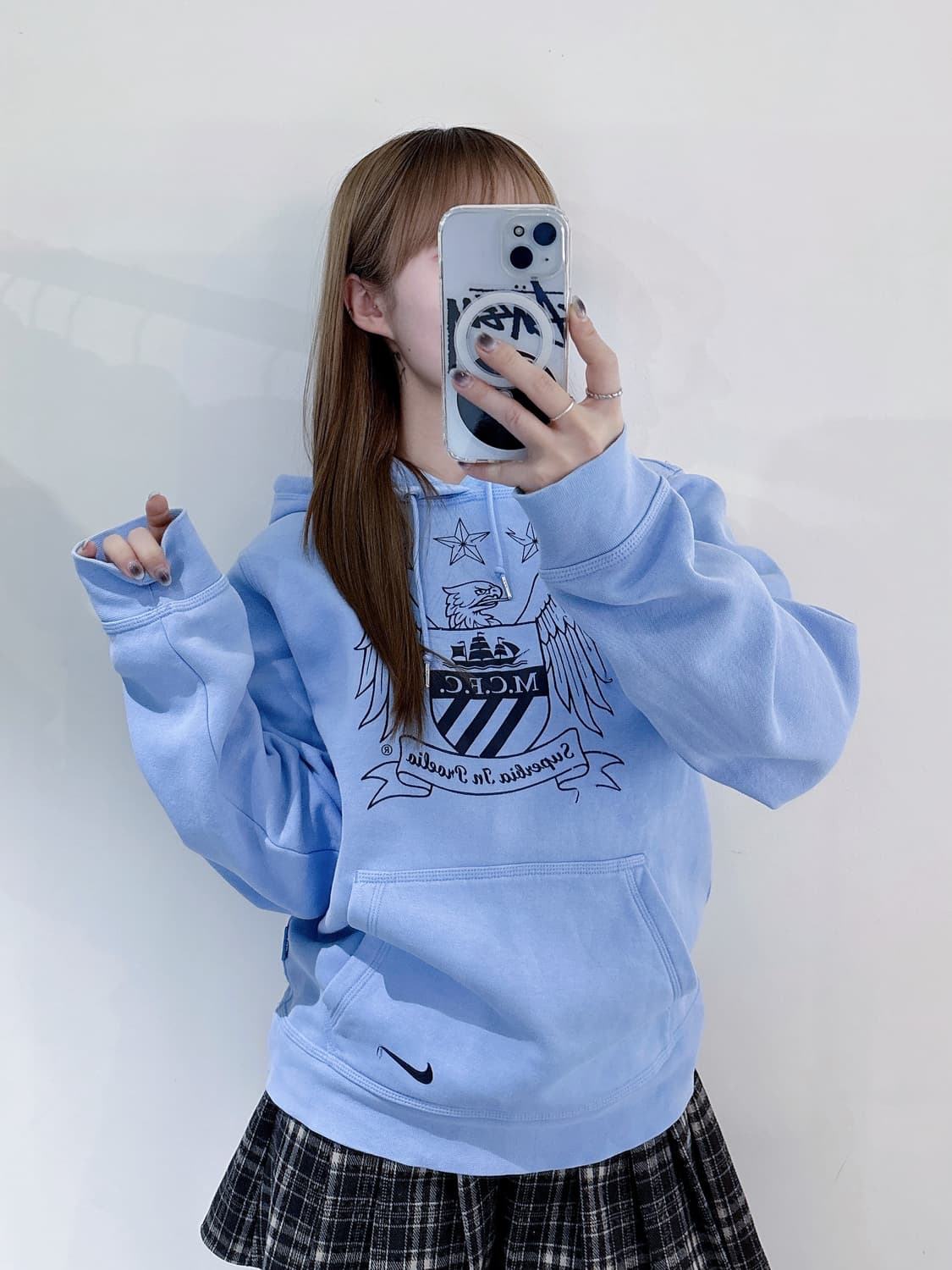 나이키 멘씨티 베이비블루 후드 상품이미지2