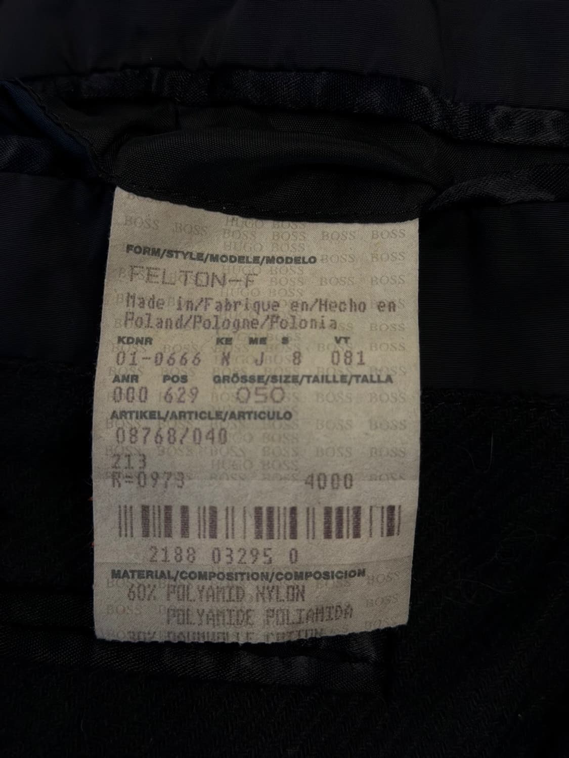 휴고보스 더블브레스티트 코트 남성 100 상품이미지7