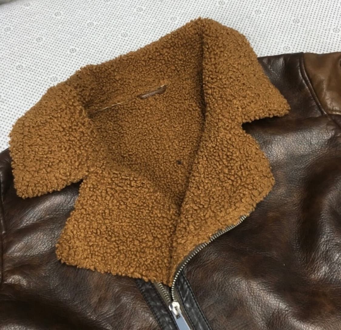 자라 비건 레더 무스탕 자켓AA06 상품이미지4