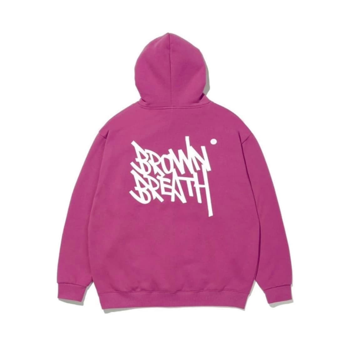 브라운브레스 로고 퍼플 후드티 상품이미지1