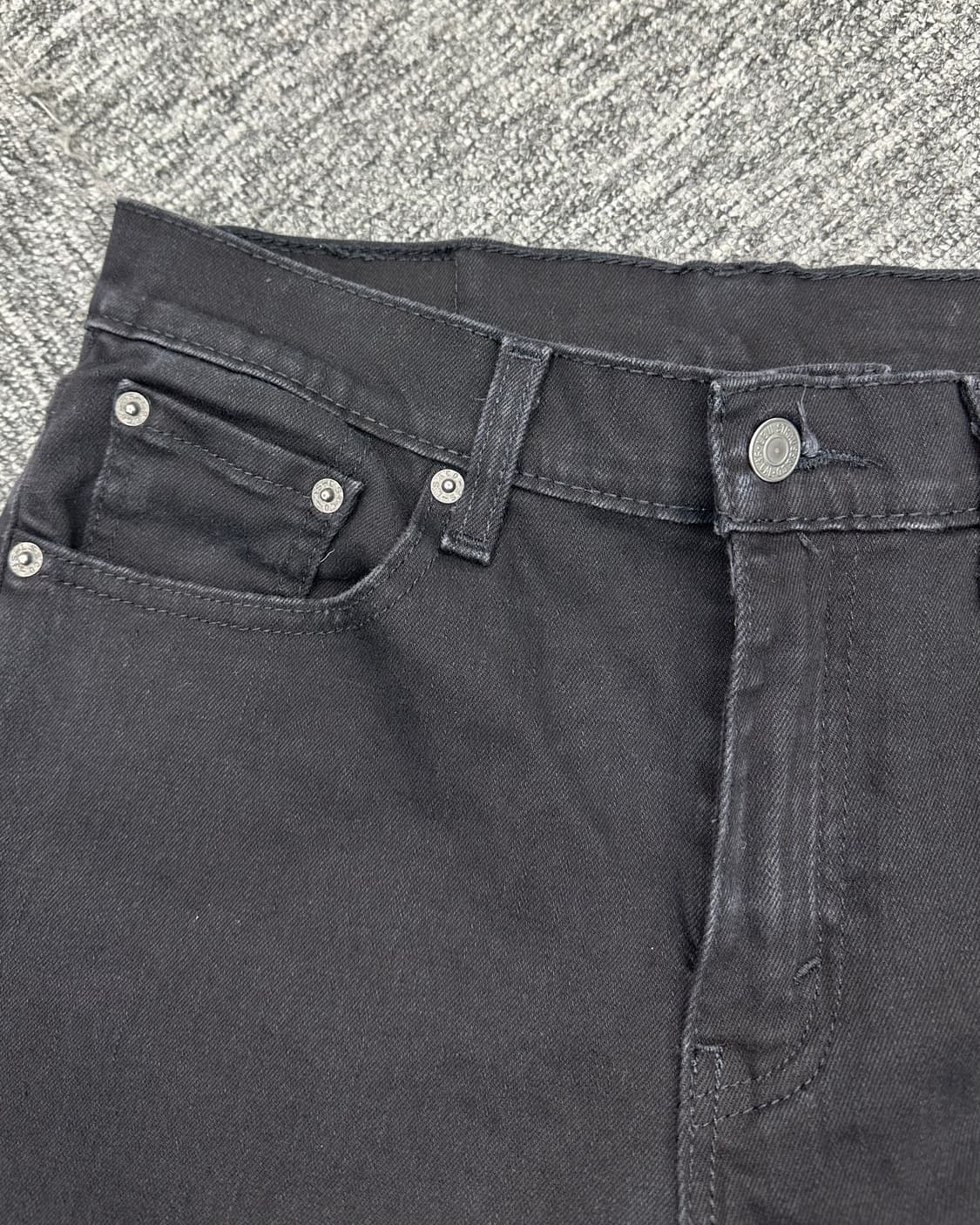 (허단39.5)리바이스 502 블랙-M1688 상품이미지4