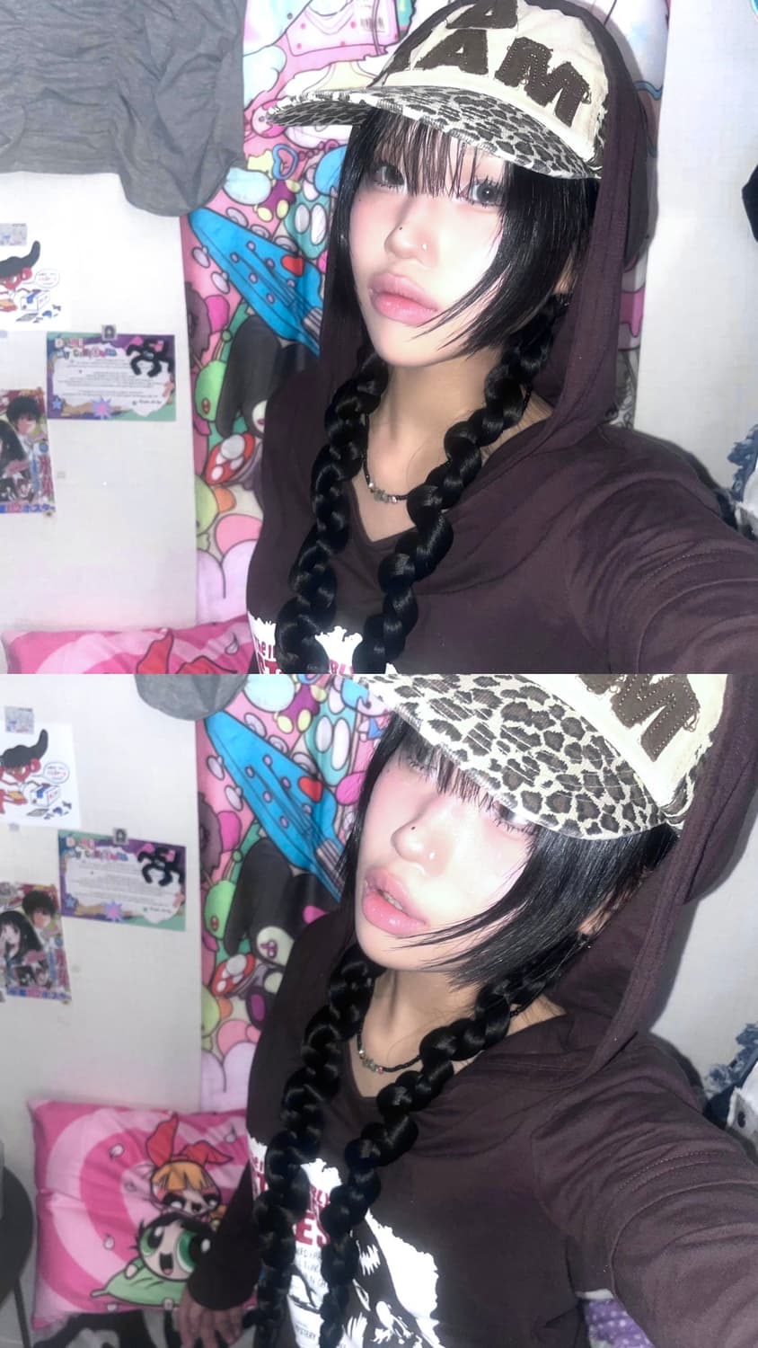 Emily the strange Hooded Long Sleeve 상품이미지2