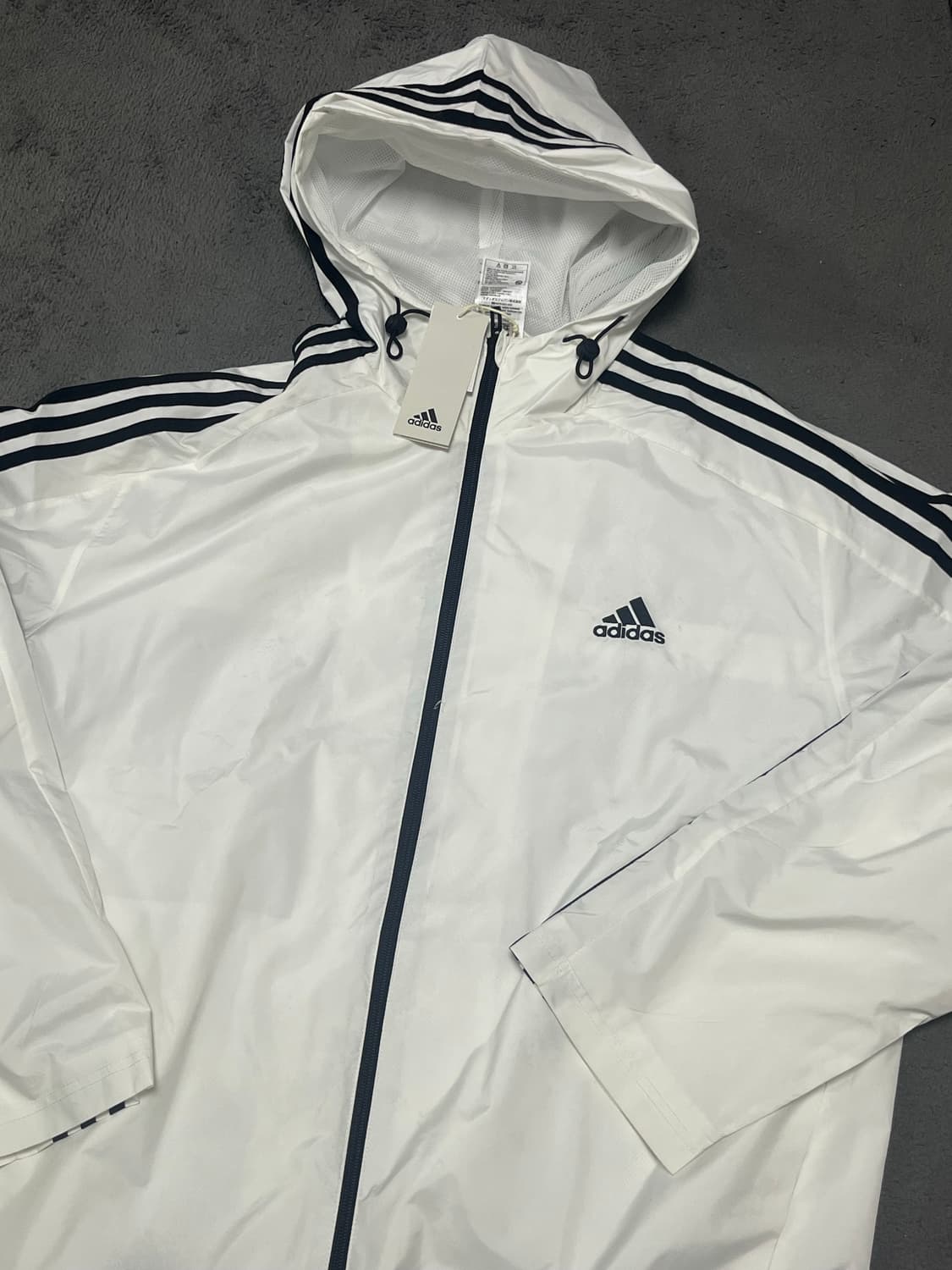 택 ok 아디다스 3s 삼선 바람막이 자켓 상품이미지1